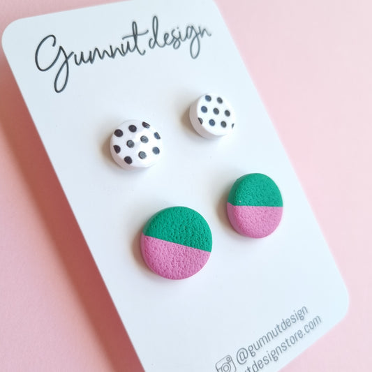 Spots and Green/Pink