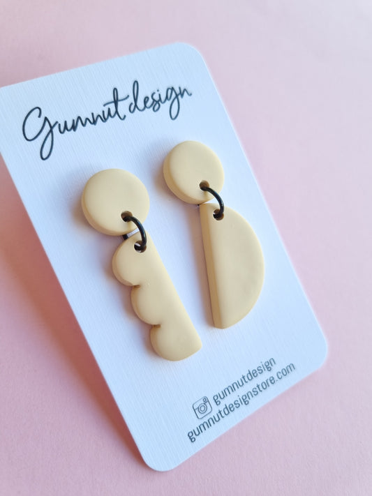 Mismatched Shapes in Cream